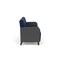 Lesro Siena 3 Seat Tandem Seating No Center Arms, Walnut, MD Ink Back, MD Ink Seat, RS Echo Panels SN3101 - alternate 3